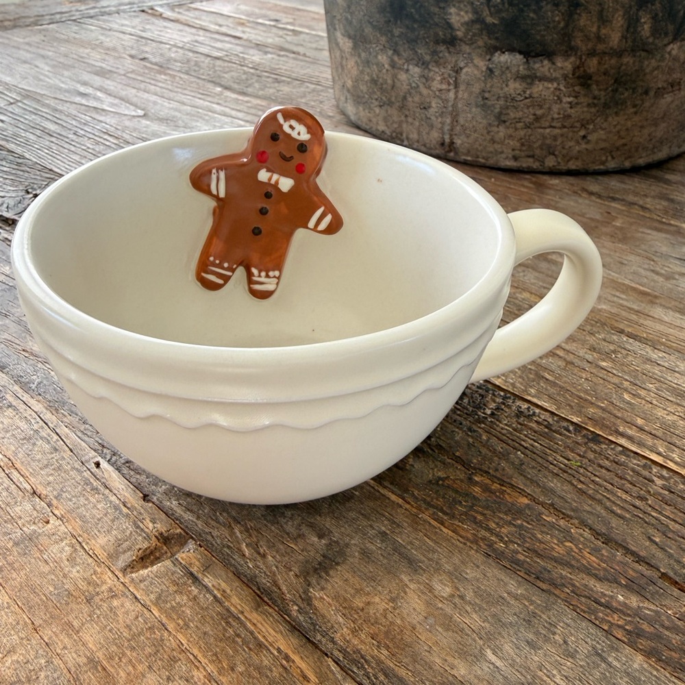 Cuter than pottery barn! Threshold peekaboo gingerbread mug target Christmas